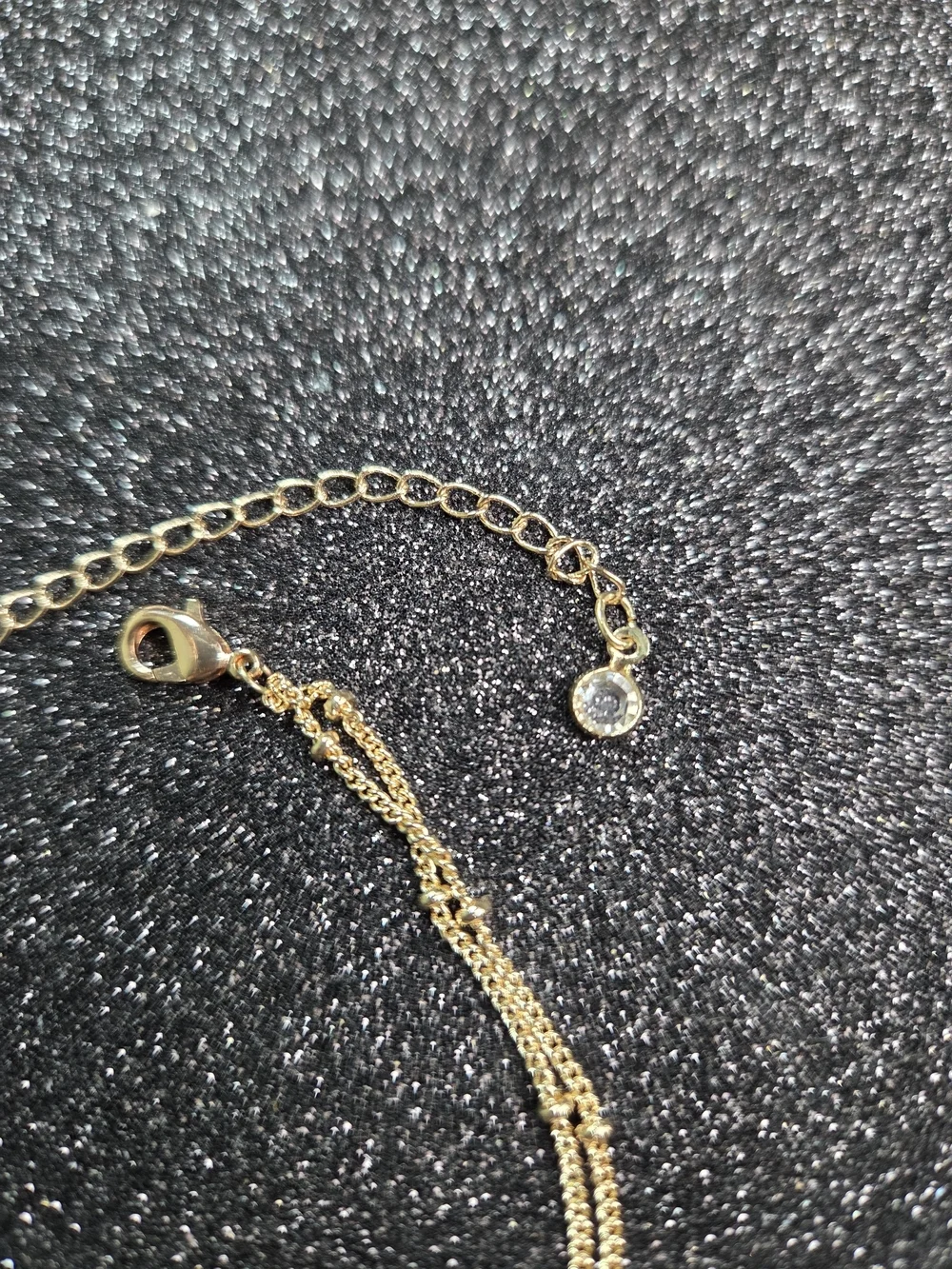Gold Infinity Initial Charm Bracelet - Personalized M Accent